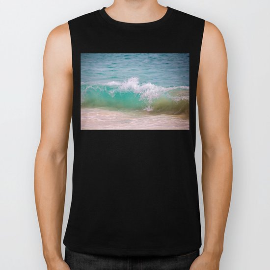 Caribbean Wave Biker Tank