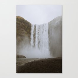 Waterfall in Iceland (Skogafoss) Canvas Print