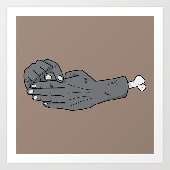 zombie trick Art Print