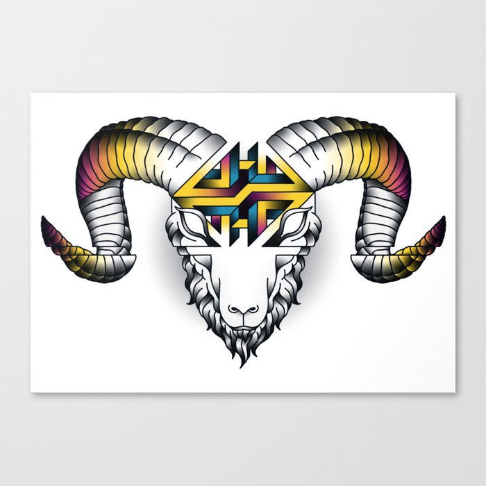 Aries - First of the Zodiac Canvas Print