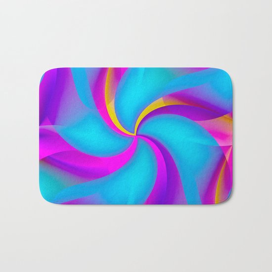Blades in Blue Bath Mat
