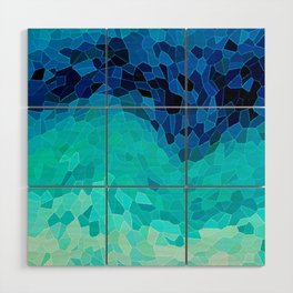 INVITE TO BLUE Wood Wall Art