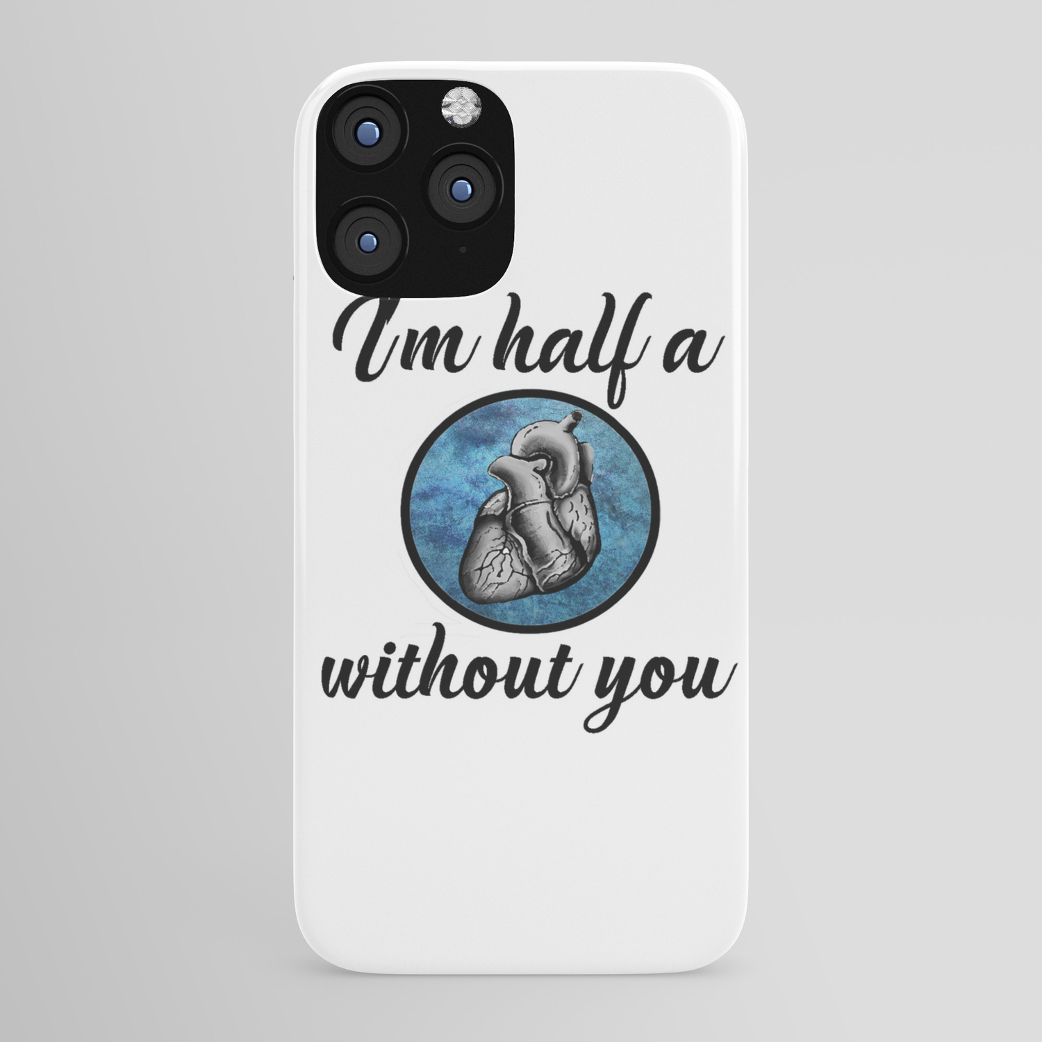 I M Half A Heart Without You Harry Styles Tattoo Larry Stylinson Iphone Case By Arabellaalfa Society6