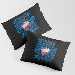 Horror Scary Woman Drawing Pillow Sham