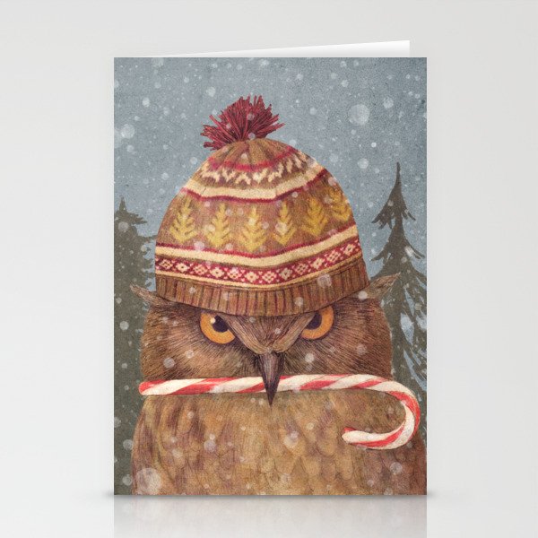 Christmas Owl Stationery Cards