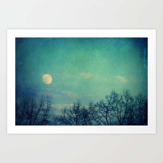 Ice Moon Art Print