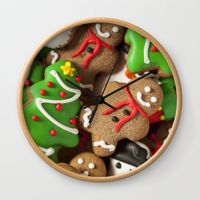 Delicious Christmas Cookies Wall Clock