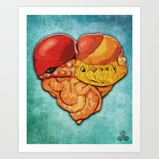 de tripas corazones Art Print