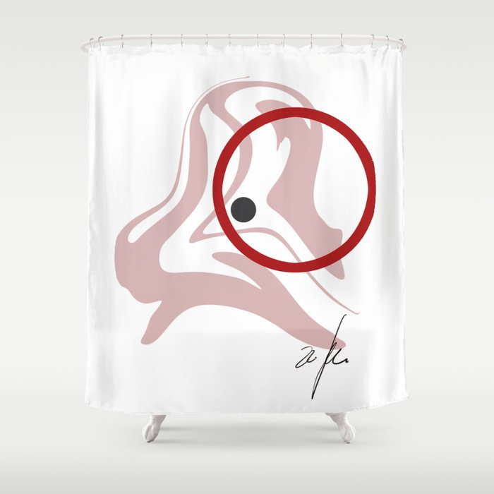 Art Design Line 23 Shower Curtain