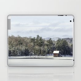 winter cabin Laptop Skin