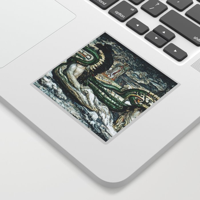 Quetzalcoatl, The Serpent God Sticker