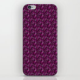 Mysterious flowers in the dark - magenta, purple, black series 2 D iPhone Skin