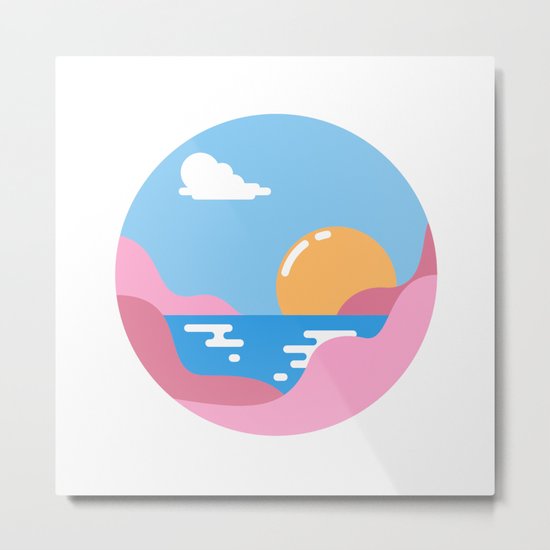 Our Sunset Metal Print