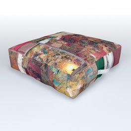 robert charlene Outdoor Floor Cushion | Digital, Beautiful, Artistic, Abstract, Painting, Aesthetic, Deco, Minimalism, Colorful, Pop Art 