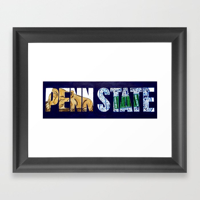 Penn State Framed Art Print