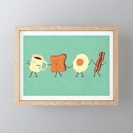 Let's All Go And Have Breakfast Framed Mini Art Print