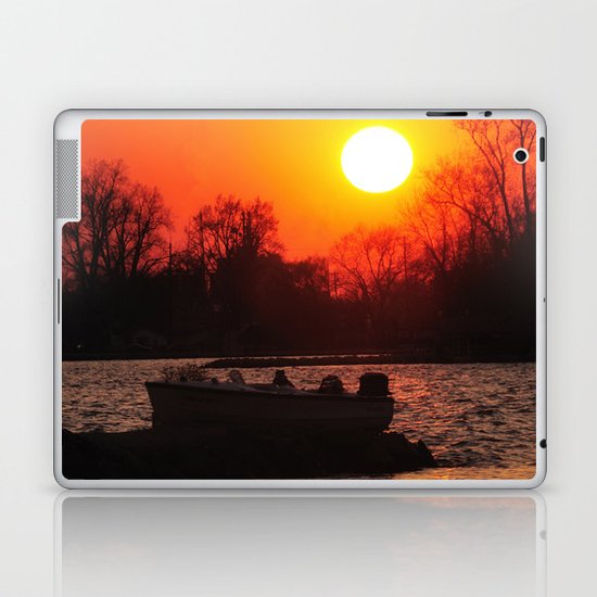 Silhouettes and Fire Laptop & iPad Skin