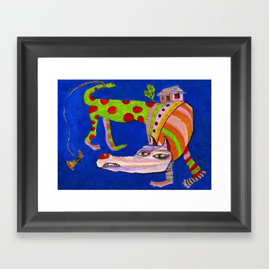 wrong priorities Framed Art Print
