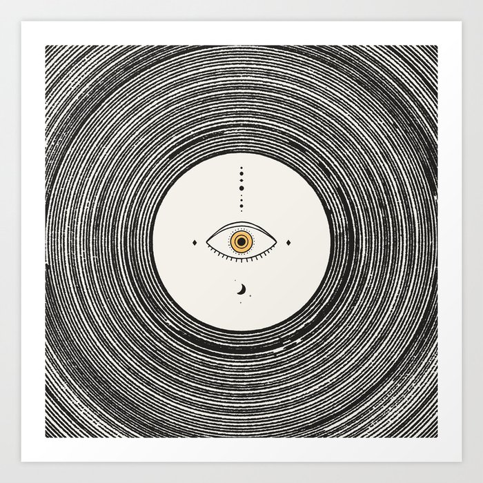 Universe Eye Art Print