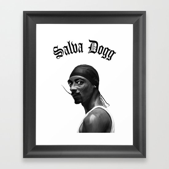 Salva Dogg Framed Art Print