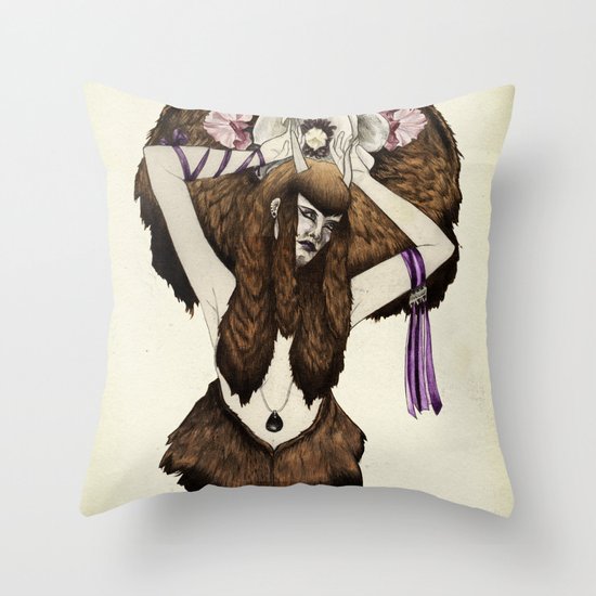 C A P R I C O R N - colour edition Throw Pillow
