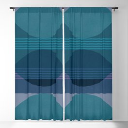 Abstraction_BLUE_LANDSCAPE_MOONLIGHT_NATURE_POP_ART_)521A Blackout Curtain