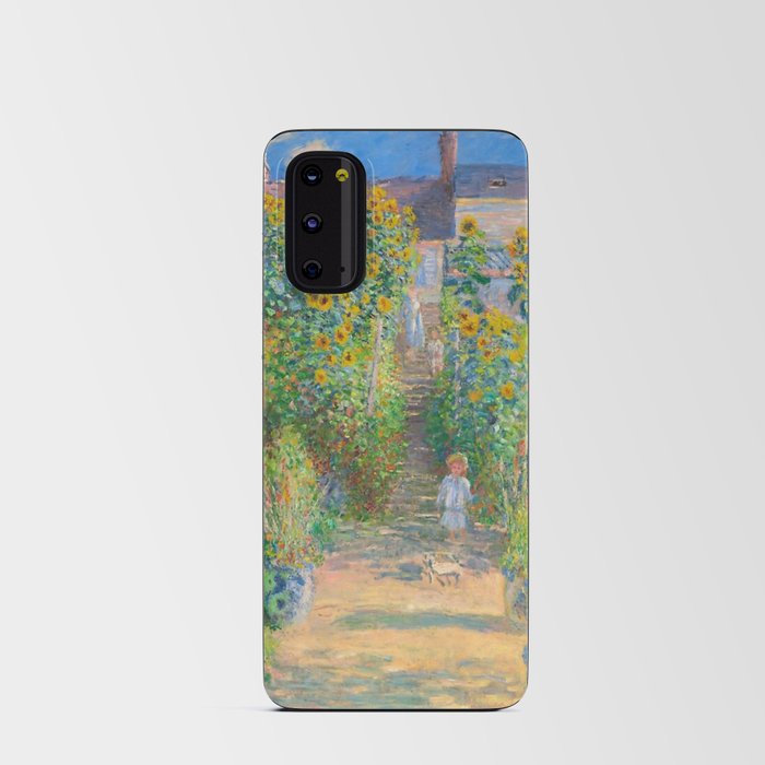 Claude Monet, The Artist's Garden at Vétheuil, 1881 Painting Android Card Case