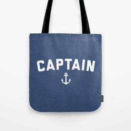 Captain Nautical Ocean Sailing Boat Funny Quote Tote Bag