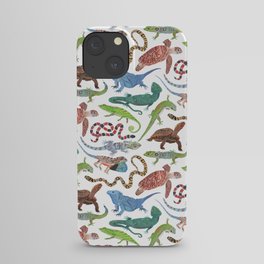 Endangered Reptiles Around the World iPhone Case