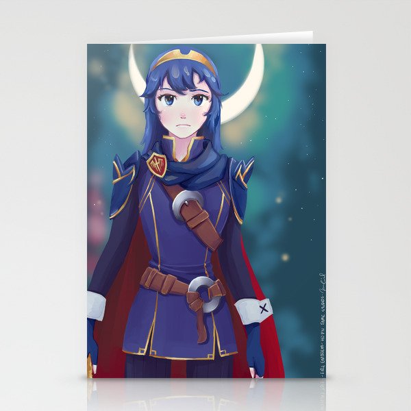 Lucina Fire Emblem Awakening Stationery Cards By Hopiufamestudios