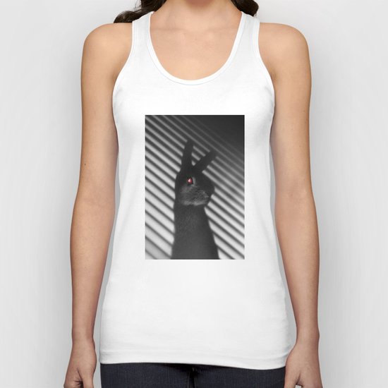 Shadow Bunny Unisex Tank Top