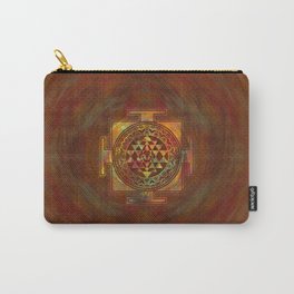Colorful Sri Yantra  / Sri Chakra Carry-All Pouch