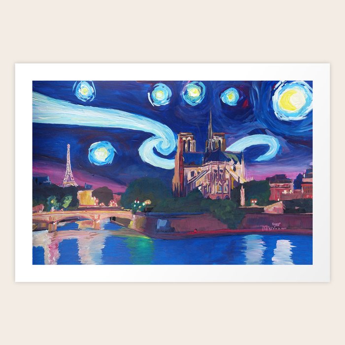 Van gogh notre dame hot sale