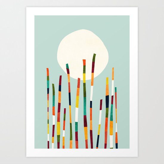 Bamboo Forest Art Print By Picomodi Society6