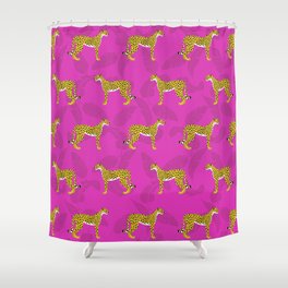 Cheetah Jungle Glam Shower Curtain