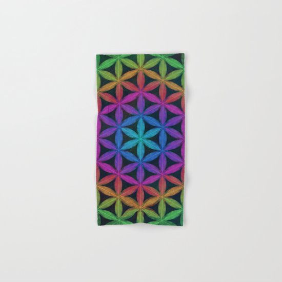 The Flower of Life (Sacred Geometry) 4 Hand & Bath Towel