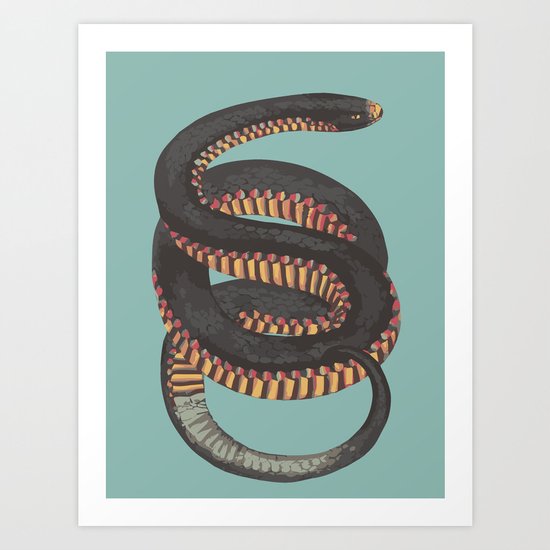 Snake Art Print
