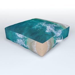 Ocean And Sand Pattern Outdoor Floor Cushion