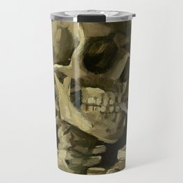 Vincent van Gogh - Skull of a Skeleton with Burning Cigarette Travel Mug