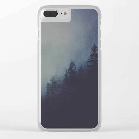 No light without darkness Clear iPhone Case