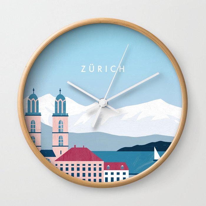 Zürich Wall Clock