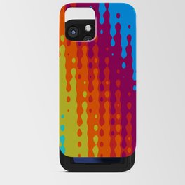 Halftone Blur Multi Color Background. iPhone Card Case