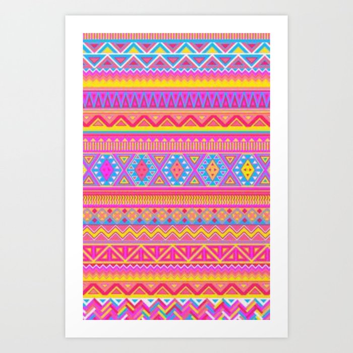 Pink Aztec Pattern