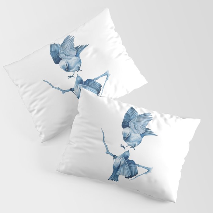 Blue Birds Pillow Sham