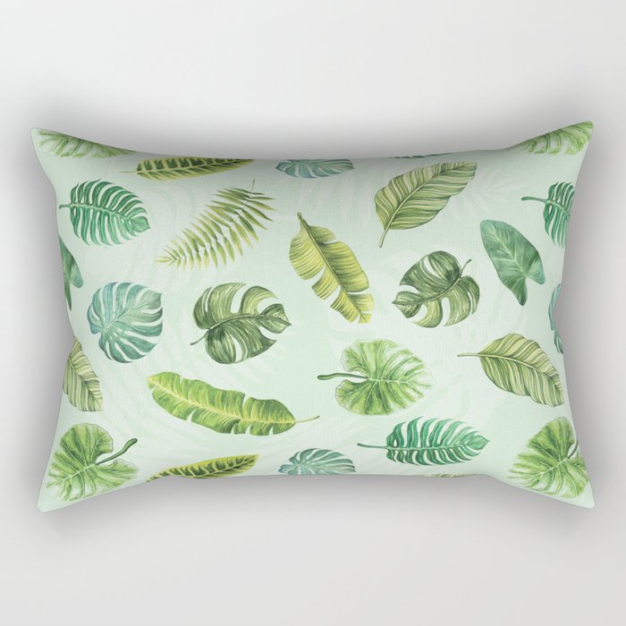 Tropic Like It's Hot Print Rectangular Pillow