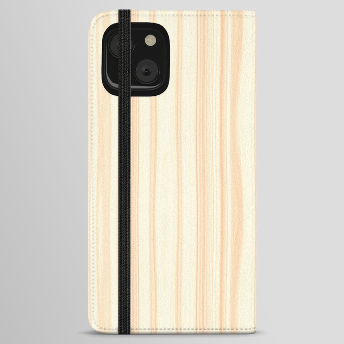 Basswood Surface Texture iPhone Wallet Case
