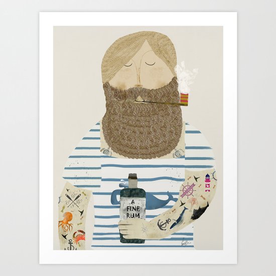 a fine rum Art Print