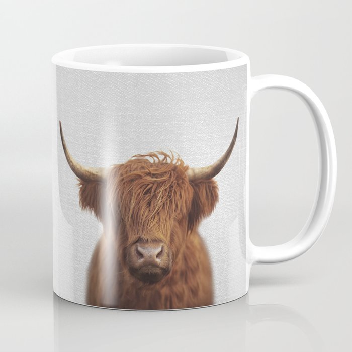 Highland Cow - Colorful Coffee Mug