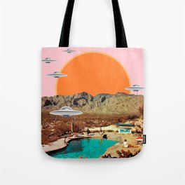 They've arrived! (UFO) Tote Bag