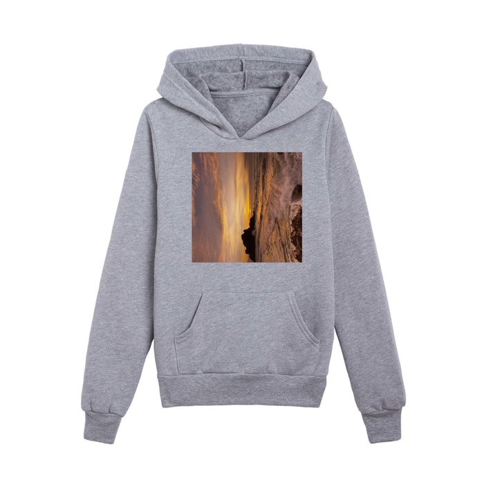 Big Sur Sunset Kids Pullover Hoodie